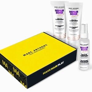 Marc Anthony Repair Bond +Rescuplex Travel Shampoo, Conditioner, Treatment
